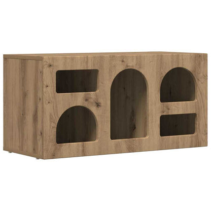 TV Cabinet ELST 80 x 35 x 40 cm Engineered Wood Artisan oak