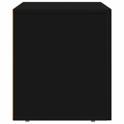 vidaXL TV Cabinet ELST 60 x 35 x 40 cm Black Engineered Wood 6