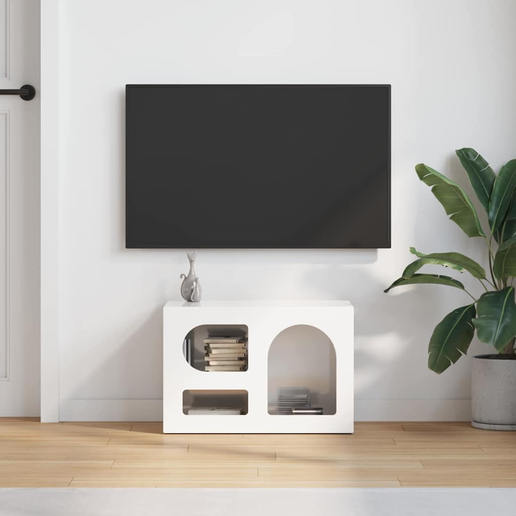 vidaXL TV Cabinet ELST 60 x 35 x 40 cm High Gloss White 4