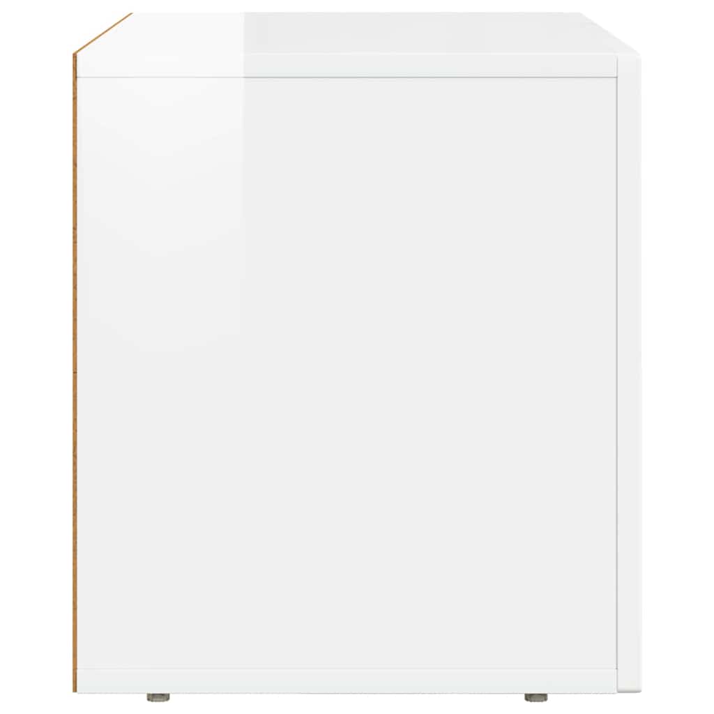 vidaXL TV Cabinet ELST 60 x 35 x 40 cm High Gloss White 6