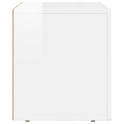 vidaXL TV Cabinet ELST 60 x 35 x 40 cm High Gloss White 6