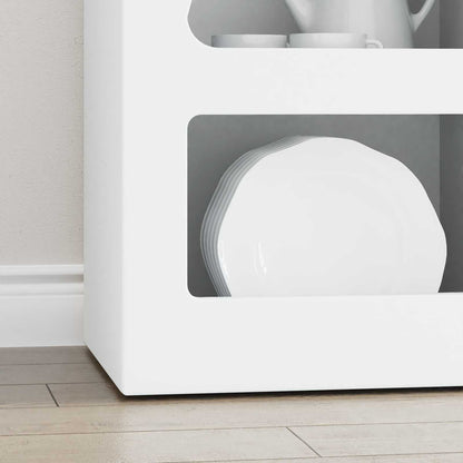 vidaXL Sideboard ELST White 40 x 35 x 100.5 cm Engineered Wood 5