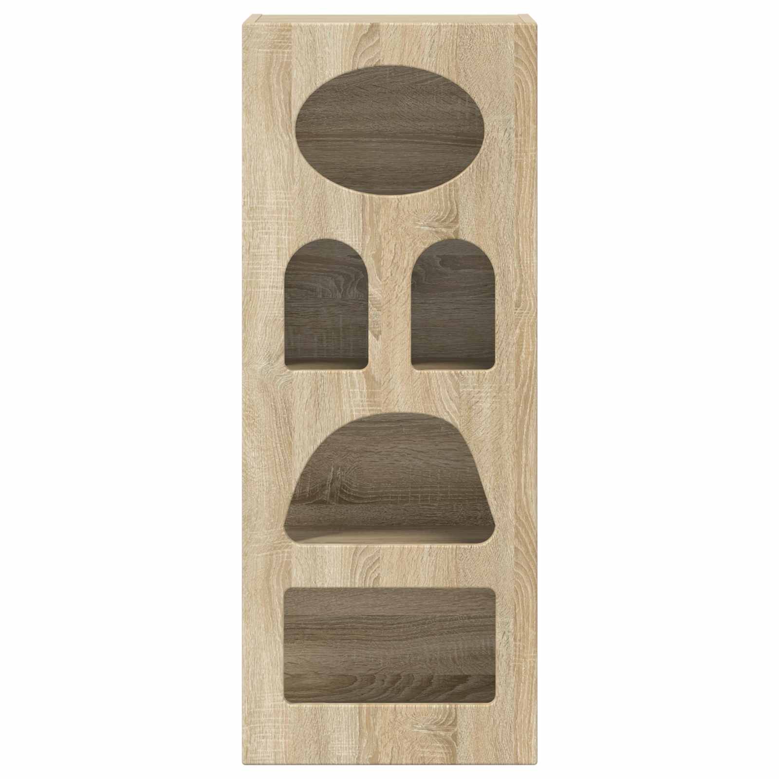 vidaXL Sideboard ELST Sonoma Oak 40 x 35 x 100.5 cm Engineered Wood 6