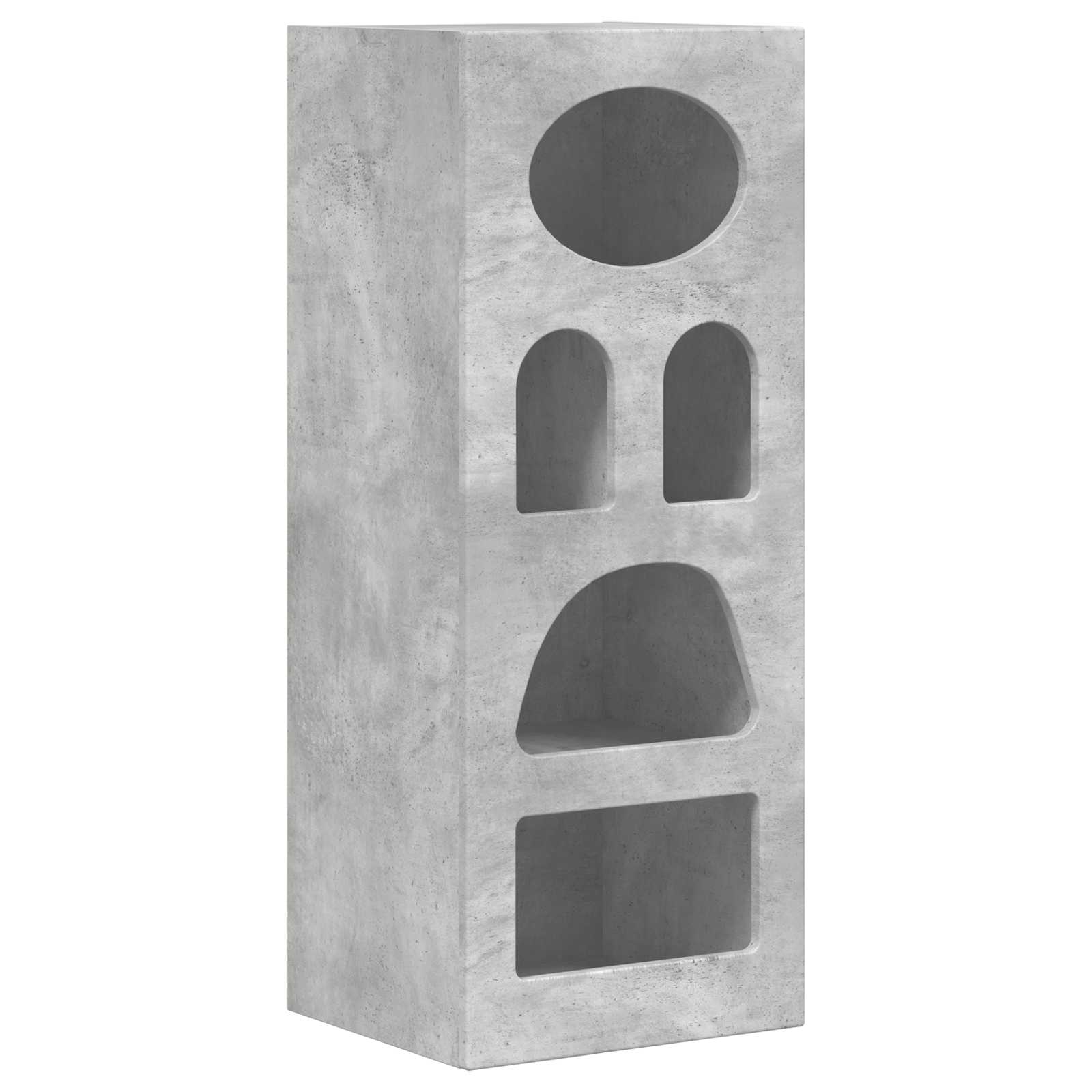 vidaXL Sideboard ELST Concrete Grey 40 x 35 x 100.5 cm Engineered Wood 2