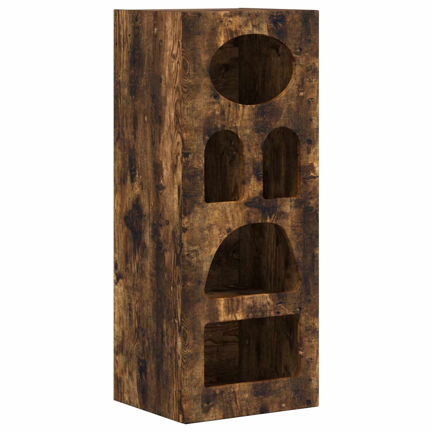 vidaXL Sideboard ELST Smoked Oak 40 x 35 x 100.5 cm Engineered Wood 2
