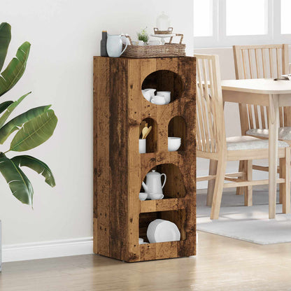 vidaXL Sideboard ELST Old Wood 40 x 35 x 100.5 cm Engineered Wood 1