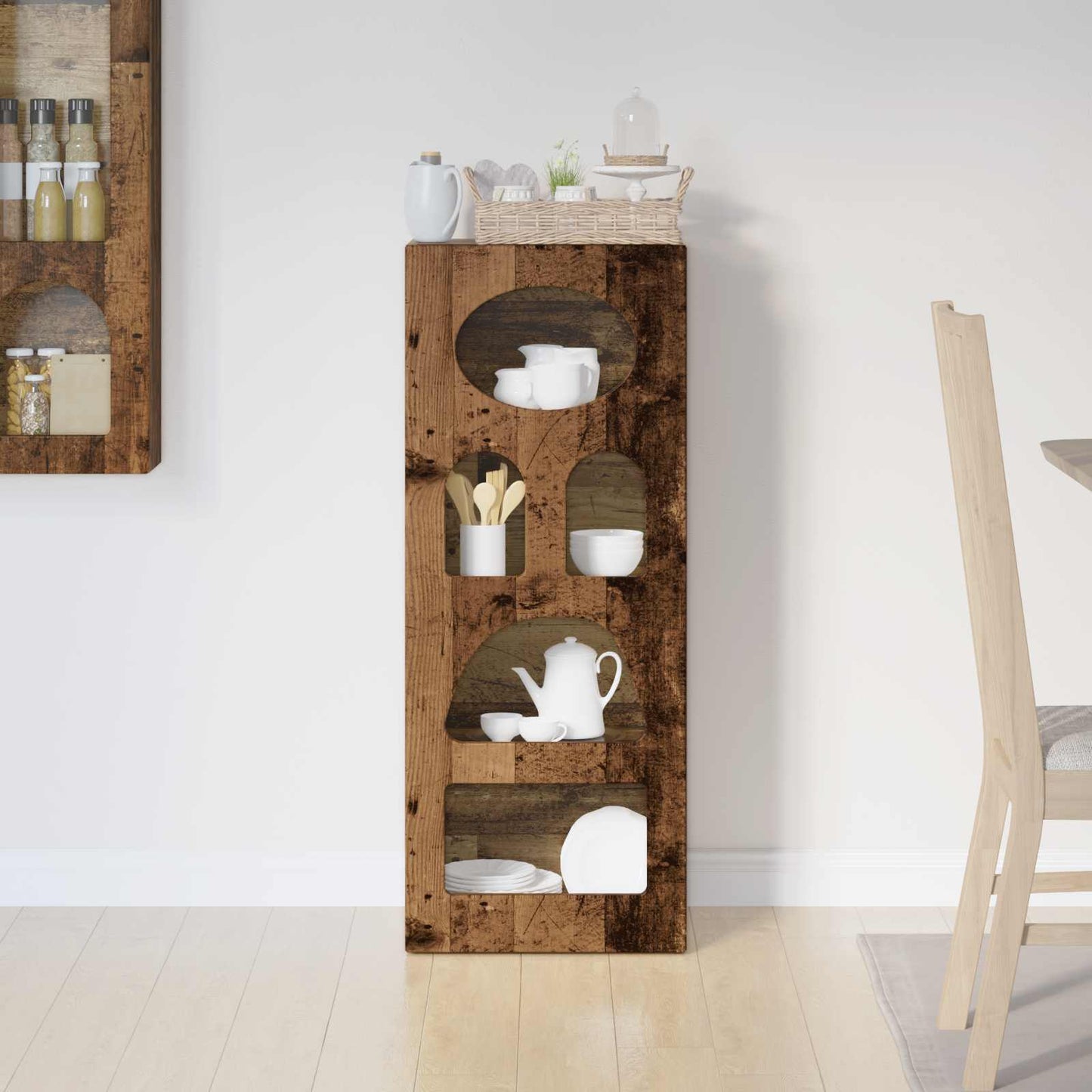 vidaXL Sideboard ELST Old Wood 40 x 35 x 100.5 cm Engineered Wood 4