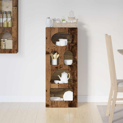 vidaXL Sideboard ELST Old Wood 40 x 35 x 100.5 cm Engineered Wood 4