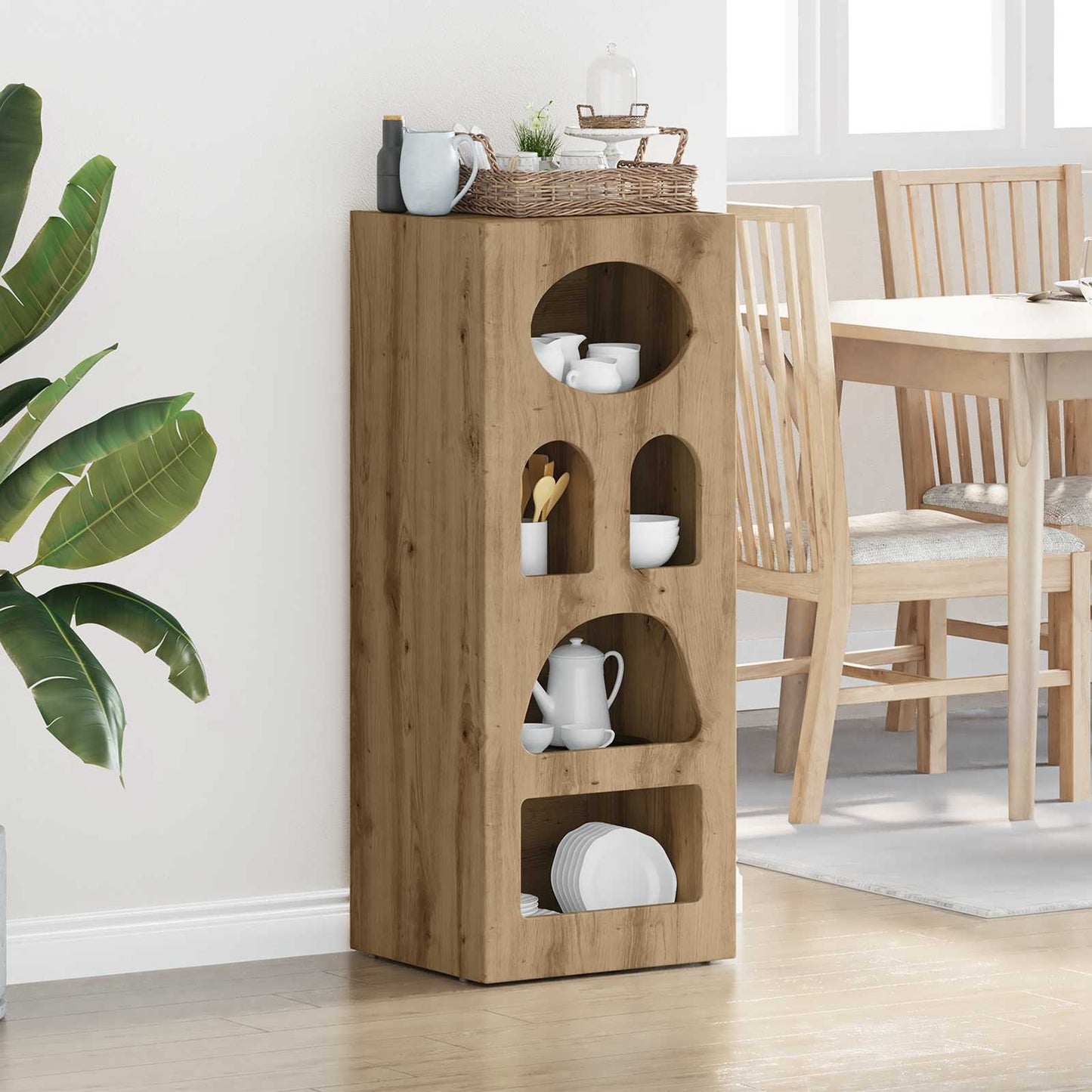 vidaXL Sideboard ELST Artisan Oak 40 x 35 x 100.5 cm Engineered Wood 1
