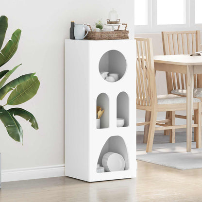 vidaXL Sideboard ELST White 40 x 35 x 100.5 cm Engineered Wood 1