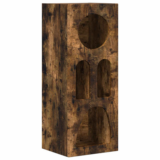 vidaXL Sideboard ELST Smoked Oak 40 x 35 x 100.5 cm Engineered Wood 2