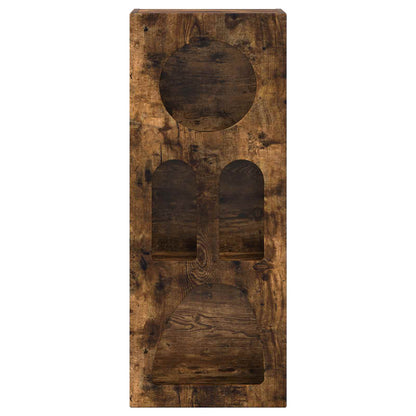 vidaXL Sideboard ELST Smoked Oak 40 x 35 x 100.5 cm Engineered Wood 6