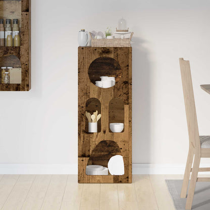 vidaXL Sideboard ELST Old Wood 40 x 35 x 100.5 cm Engineered Wood 4