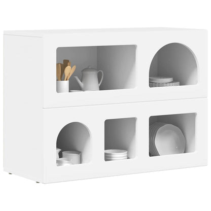 Sideboard ELST 80.5 x 35 x 59 cm Engineered Wood White