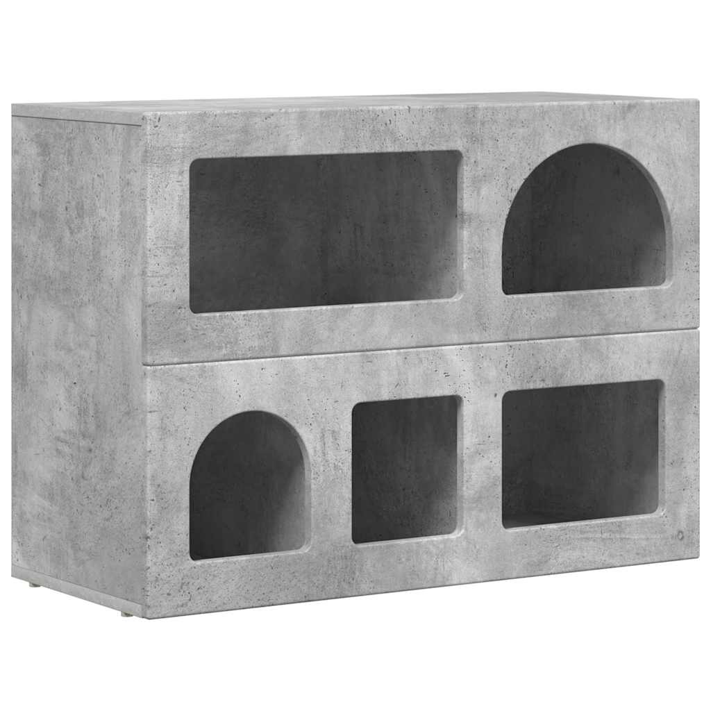 vidaXL Sideboard ELST Concrete Grey 80.5 x 35 x 59 cm Engineered Wood 2