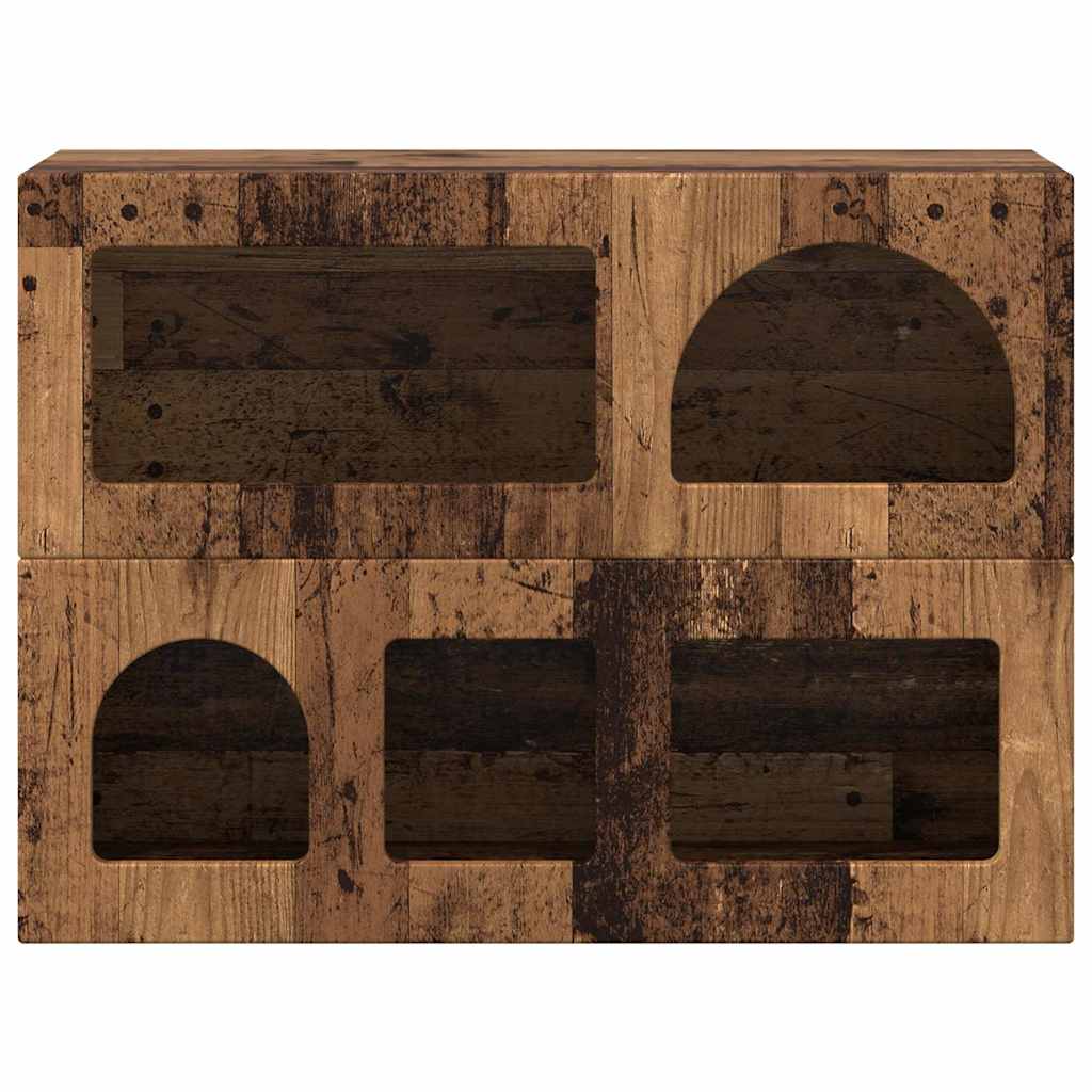 Sideboard ELST 80.5 x 35 x 59 cm Engineered Wood Old wood