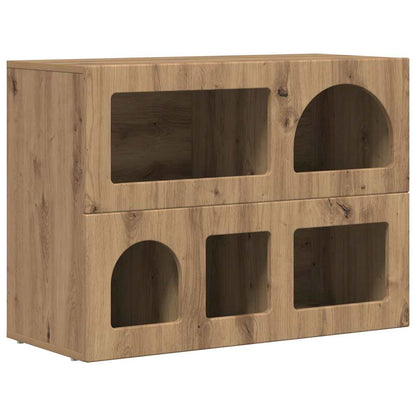 Sideboard ELST 80.5 x 35 x 59 cm Engineered Wood Artisan oak