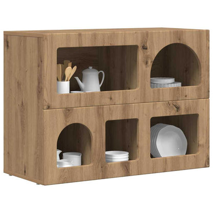 Sideboard ELST 80.5 x 35 x 59 cm Engineered Wood Artisan oak