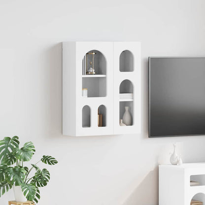 vidaXL Hanging Cabinet ELST White 59 x 20 x 71.5 cm Engineered Wood 1