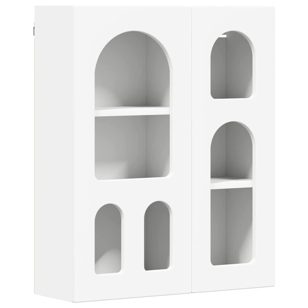 vidaXL Hanging Cabinet ELST White 59 x 20 x 71.5 cm Engineered Wood 2