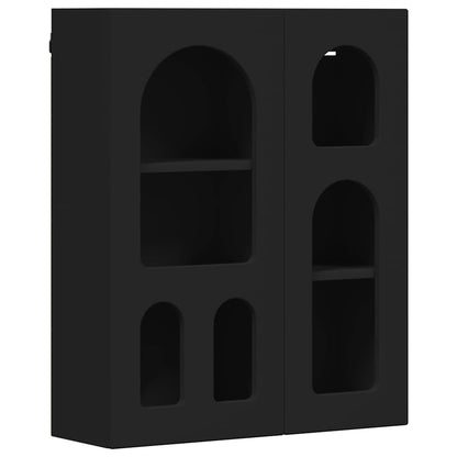 Hanging Cabinet with Shelf ELST 59 x 20 x 71.5 cm Black