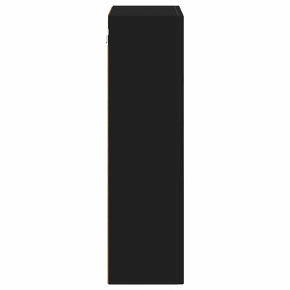 vidaXL Hanging Cabinet ELST Black 59 x 20 x 71.5 cm Engineered Wood 6