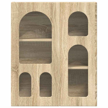 vidaXL Hanging Cabinet with Shelf ELST Sonoma Oak 59 x 20 x 71.5 cm 5