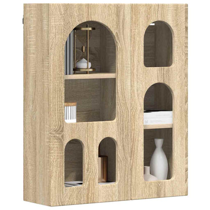 vidaXL Hanging Cabinet with Shelf ELST Sonoma Oak 59 x 20 x 71.5 cm 3