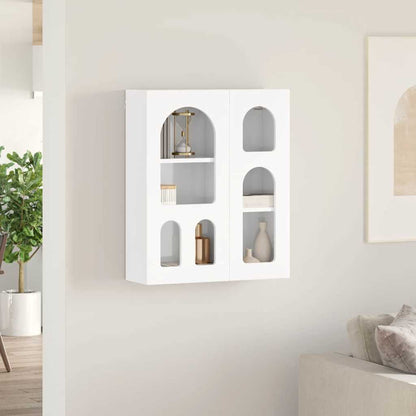 vidaXL Hanging Cabinet ELST High Gloss White 59 x 20 x 71.5 cm 4