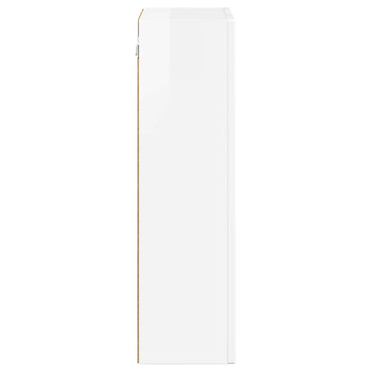 vidaXL Hanging Cabinet ELST High Gloss White 59 x 20 x 71.5 cm 6
