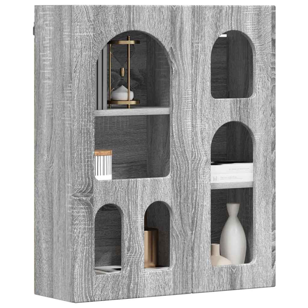 Hanging Cabinet with Shelf ELST 59 x 20 x 71.5 cm Grey sonoma