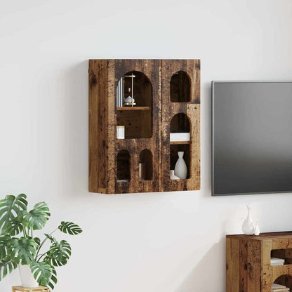 vidaXL Hanging Cabinet ELST Old Wood 59 x 20 x 71.5 cm Engineered Wood 1