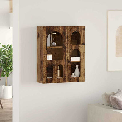 vidaXL Hanging Cabinet ELST Old Wood 59 x 20 x 71.5 cm Engineered Wood 4