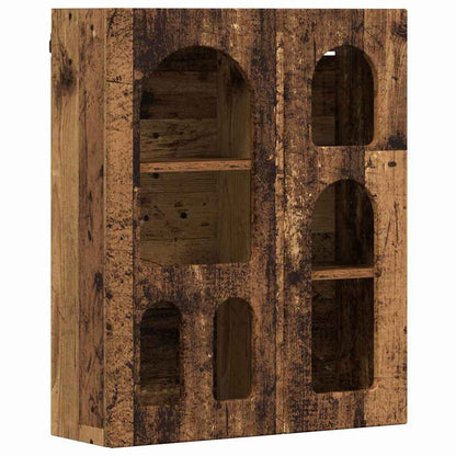 vidaXL Hanging Cabinet ELST Old Wood 59 x 20 x 71.5 cm Engineered Wood 2