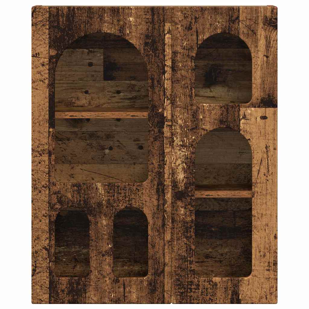 vidaXL Hanging Cabinet ELST Old Wood 59 x 20 x 71.5 cm Engineered Wood 5