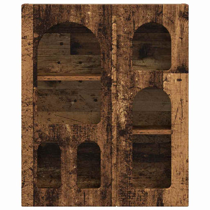 vidaXL Hanging Cabinet ELST Old Wood 59 x 20 x 71.5 cm Engineered Wood 5