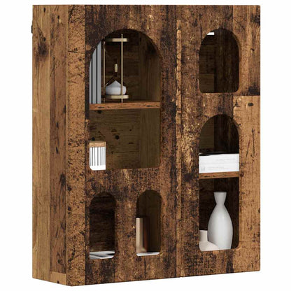vidaXL Hanging Cabinet ELST Old Wood 59 x 20 x 71.5 cm Engineered Wood 3