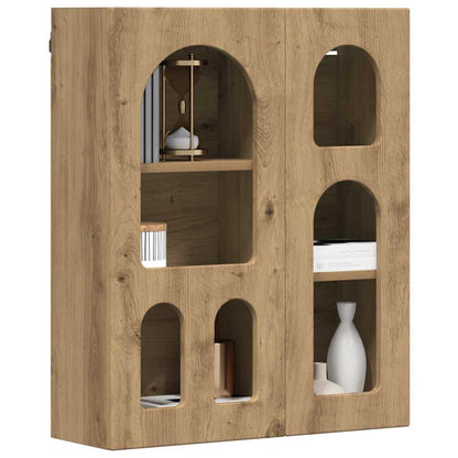 vidaXL Hanging Cabinet with Shelf ELST Artisan Oak 59 x 20 x 71.5 cm 3