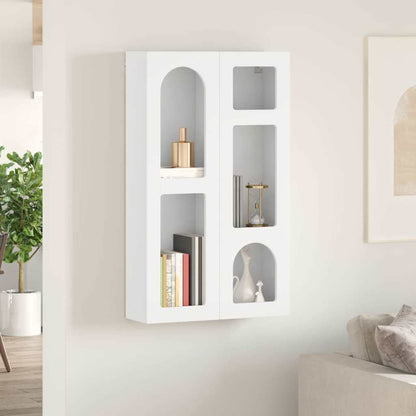 vidaXL Hanging Cabinet ELST White 59 x 20 x 100 cm Engineered Wood 4