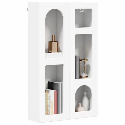 vidaXL Hanging Cabinet ELST White 59 x 20 x 100 cm Engineered Wood 3