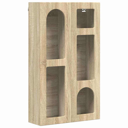 vidaXL Hanging Cabinet with Shelf ELST Sonoma Oak 59 x 20 x 100 cm 2