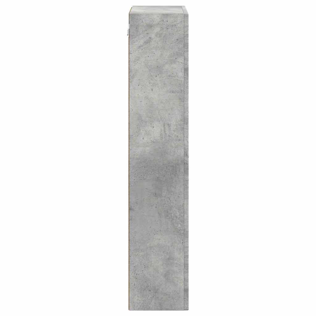 vidaXL Hanging Cabinet with Shelf ELST Concrete Grey 59 x 20 x 100 cm 6