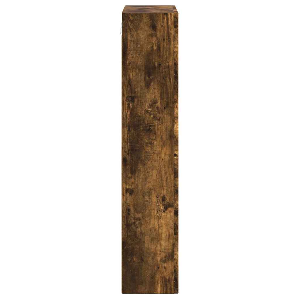 vidaXL Hanging Cabinet with Shelf ELST Smoked Oak 59 x 20 x 100 cm 6