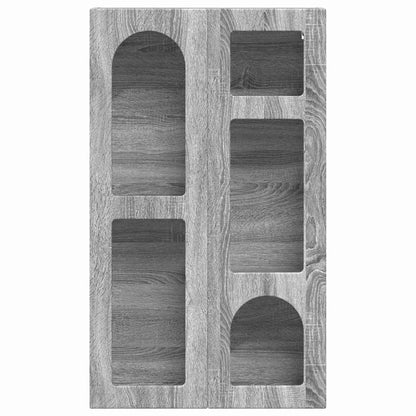 vidaXL Hanging Cabinet with Shelf ELST Grey Sonoma 59 x 20 x 100 cm 5
