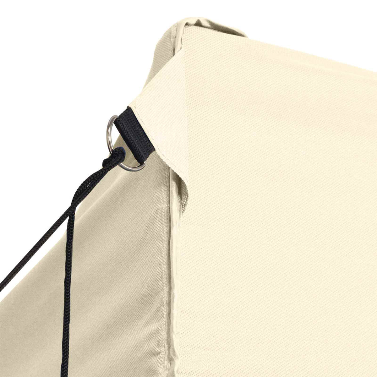 Party Tent 292 x 580 x 315 cm Oxford Fabric Yes with 4 Sidewalls Cream