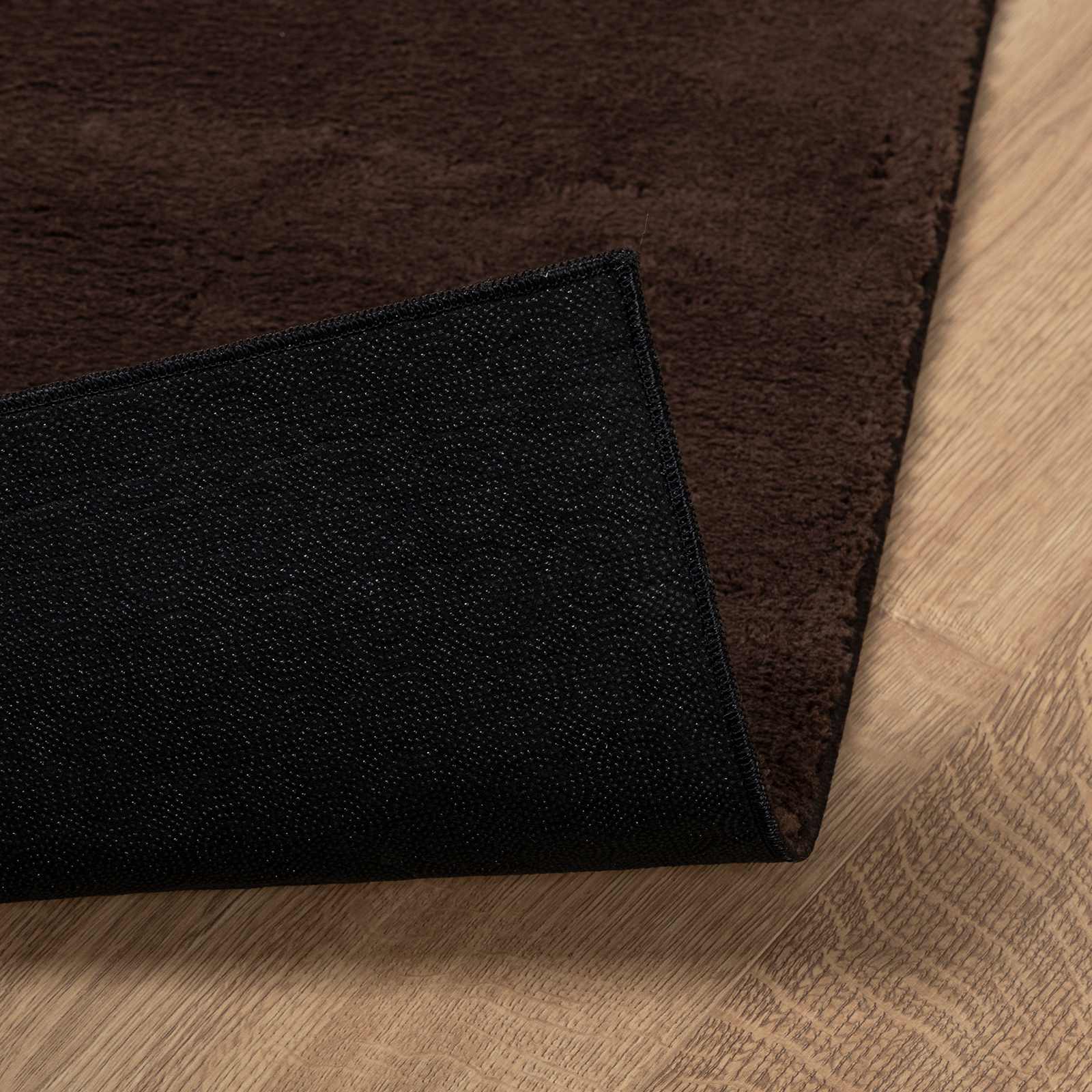 vidaXL Medium Pile Soft and Washable Rug HUARTE Brown 170 x 120 cm 4