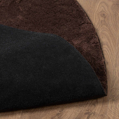vidaXL Medium Pile Soft and Washable Rug HUARTE Brown Ø 120 CM 4