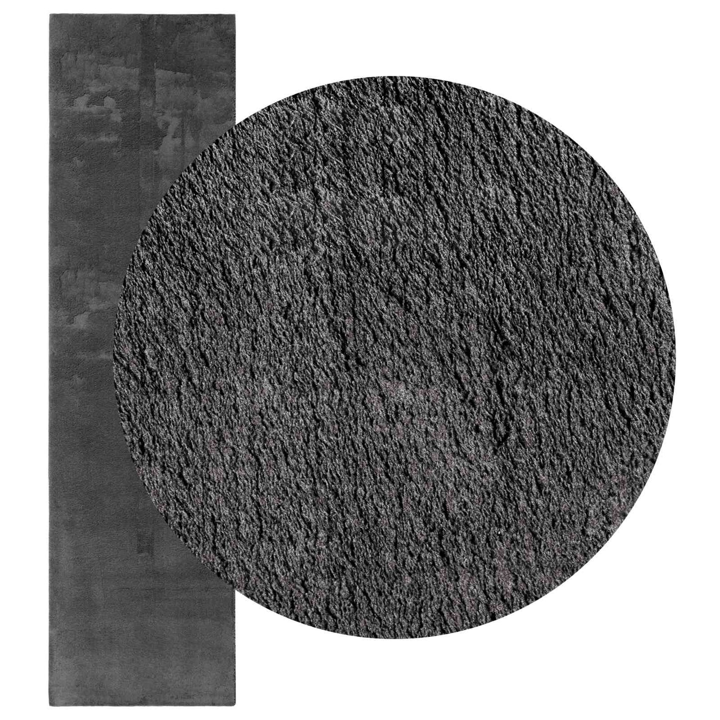 vidaXL Medium Pile Soft and Washable Rug HUARTE Anthracite 80 x 300 cm 3