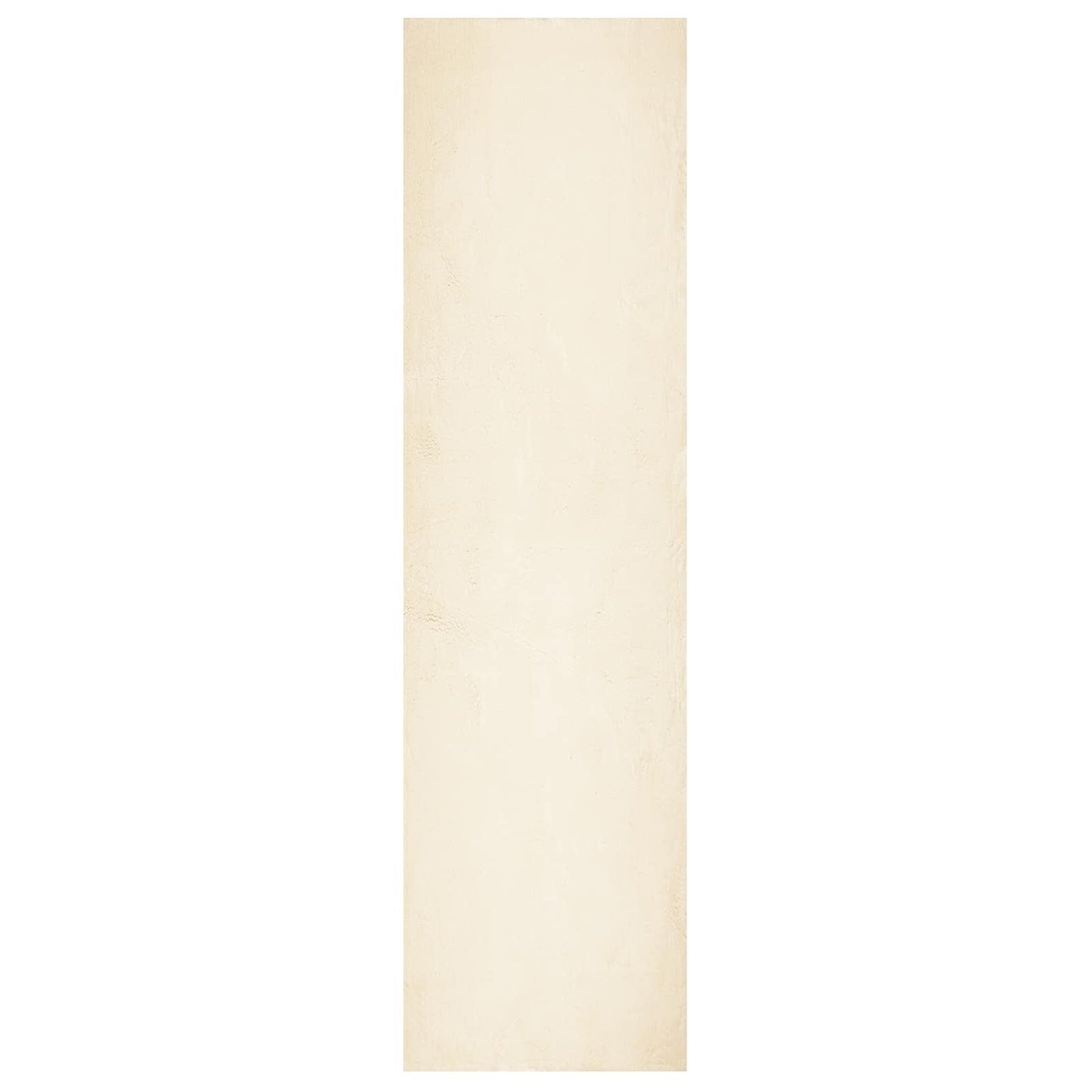 vidaXL Medium Pile Soft and Washable Rug HUARTE Cream 80 x 300 cm 2