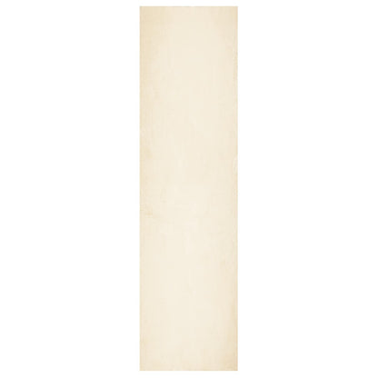 vidaXL Medium Pile Soft and Washable Rug HUARTE Cream 80 x 300 cm 2